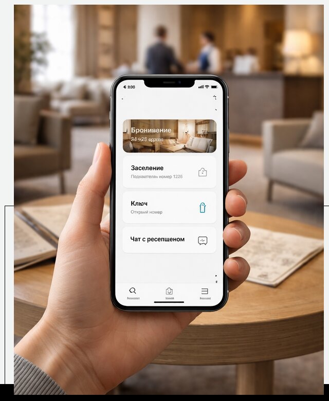 Мобильное приложение для гостей отеля в Красноуфимске, управление сервисом